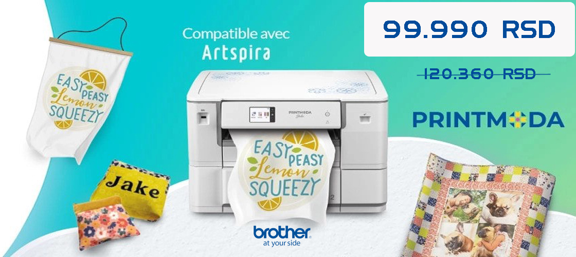 Brother Fabric Printer akcija vest