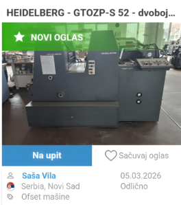 Heidelberg GTOZP-S 52