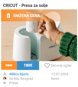 Cricut presa za solje