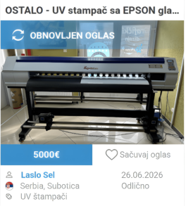 Epson UV printer