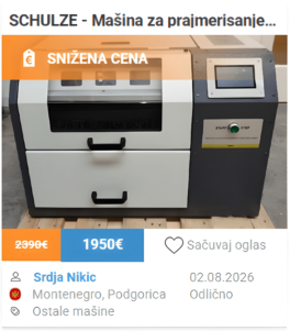 Schulze masina za nanosenje prajmera