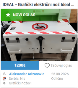 Ideal graficki noz
