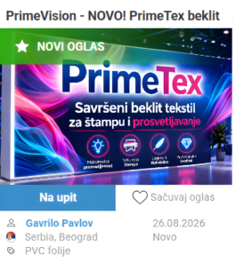 PrimeTEX beklit tekstil