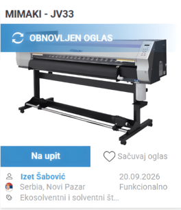 Mimaki JV33
